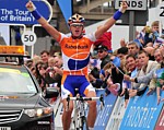 Kai Reus gewinnt die zweite Etappe der Tour of Britain 2009